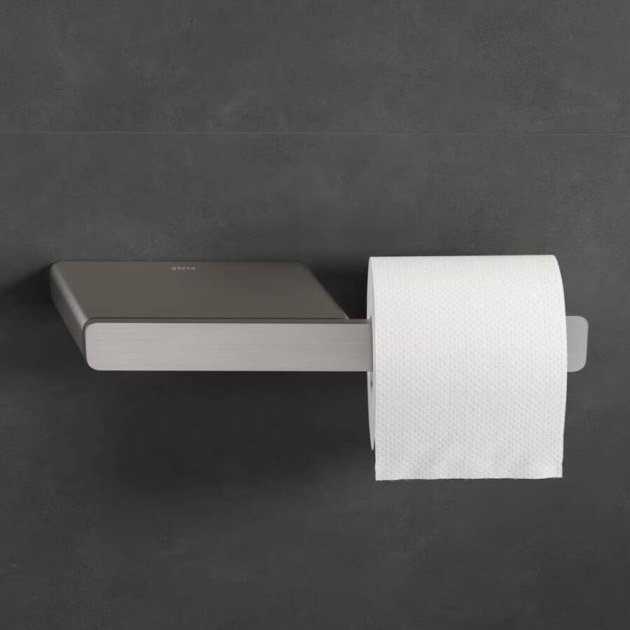Geesa Toiletrolhouder Shift | Zonder klep | RVS geborsteld