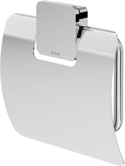 Geesa Toiletrolhouder Topaz | Met klep | Chroom
