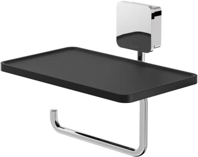 Geesa Toiletrolhouder Topaz | Met planchet | Chroom