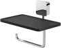 Geesa Toiletrolhouder Topaz | Met planchet | Chroom - Thumbnail 2