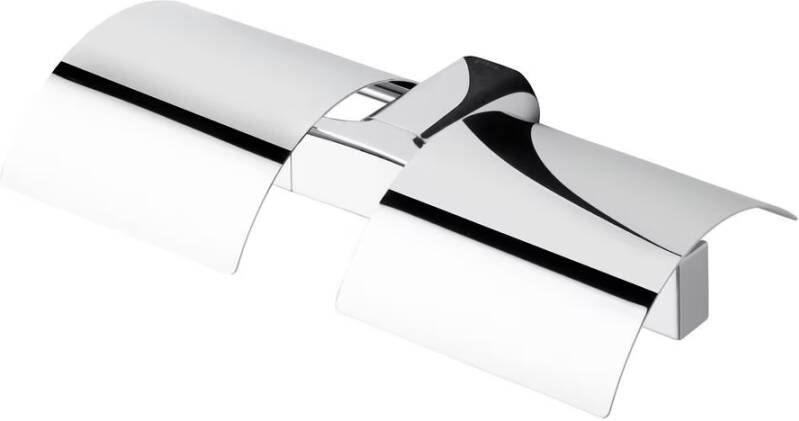 Geesa Toiletrolhouder Wynk | Met klep dubbel | Chroom