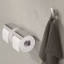 Geesa Toiletrolhouder Wynk | Met klep dubbel | Chroom - Thumbnail 4