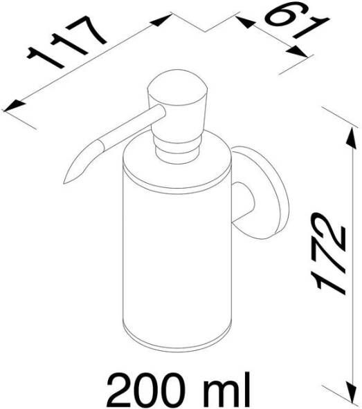 Geesa Zeepdispenser Nemox | 200 ml | Chroom