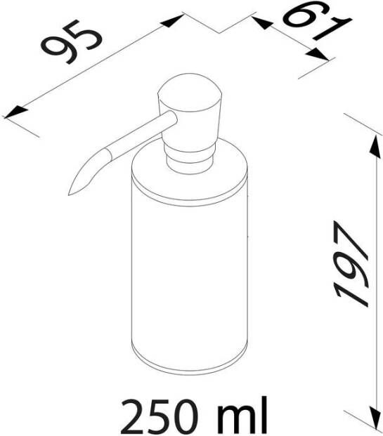 Geesa Zeepdispenser Nemox | 250 ml | Chroom