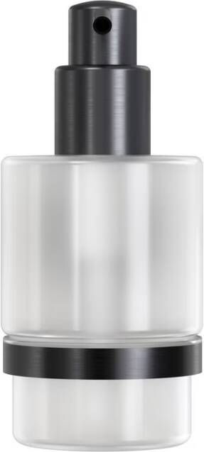 Geesa Zeepdispenser Opal | 200 ml | Zwart metaal geborsteld
