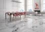 Geo Tiles Crash Vloertegel | 120x120 cm | Gerectificeerd | Marmerlook | Glans Wit - Thumbnail 2