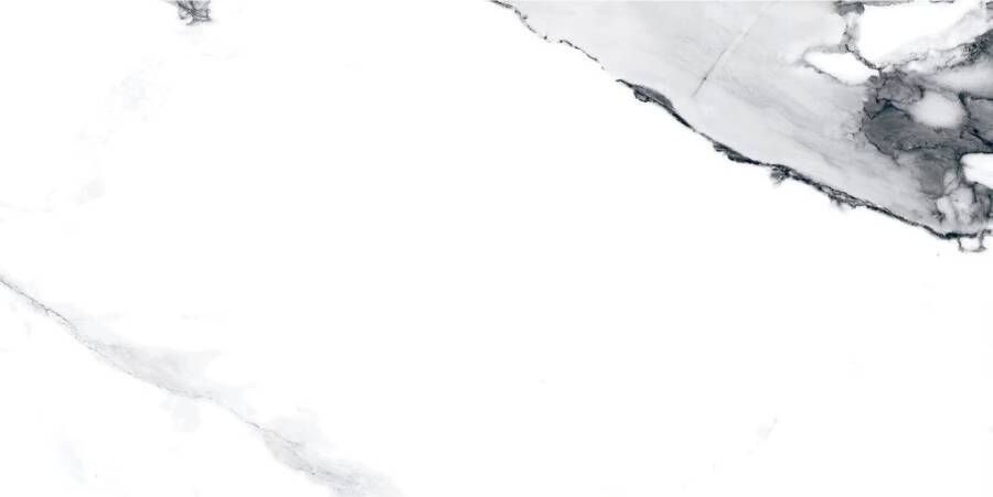 Geo Tiles Crash Vloertegel | 30x60 cm | Gerectificeerd | Marmerlook | Glans Wit