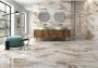 Geo Tiles Crash Vloertegel | 60x60 cm | Gerectificeerd | Marmerlook | Glans Beige - Thumbnail 2