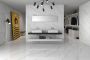 Geo Tiles Statuary Bianco Natural vloertegel marmer look 60x60 cm wit mat - Thumbnail 2