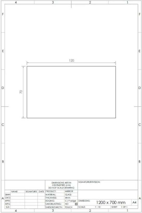 Gliss Design Badkamerspiegel Backlight | 120x70 cm | Rechthoekig | Indirecte LED verlichting | Touch button | Met spiegelverwarming