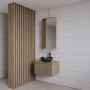 Gliss Design Badkamerspiegel Astra | 50x100 cm | Met planchet | Rechthoekig | Koper rose - Thumbnail 2