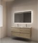 Gliss Design Badkamerspiegel Decora | 180x70 cm | Rechthoekig | Indirecte LED verlichting | Touch button | Met spiegelverwarming - Thumbnail 2