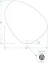 Gliss Design Badkamerspiegel Fury | 120x120 cm | Organisch | Indirecte LED verlichting | Touch button | Met spiegelverwarming - Thumbnail 4