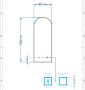 Gliss Design Badkamerspiegel Gaya | 40x100 cm | Rechthoekig | Indirecte LED verlichting | Touch button | Met spiegelverwarming - Thumbnail 3