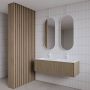 Gliss Design Badkamerspiegel Halo | 40x90 cm | Verticaal | Ovaal | Mat wit - Thumbnail 2