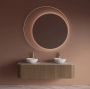 Gliss Design Badkamerspiegel Kosmos | 120 cm | Indirecte LED verlichting | Sensor bediening | Met spiegelverwarming | Mat wit - Thumbnail 3
