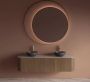 Gliss Design Badkamerspiegel Kosmos | 80 cm | Indirecte LED verlichting | Sensor bediening | Met spiegelverwarming | Mat goud - Thumbnail 2