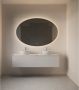 Gliss Design Badkamerspiegel Oval | 150x95 cm | Ovaal | Indirecte LED verlichting | Touch button | Met spiegelverwarming - Thumbnail 2