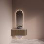 Gliss Design Badkamerspiegel Selene | 40x140 + 40x25 cm | 2-delig verticaal | Indirecte LED verlichting | Sensor bediening | Met spiegelverwarming - Thumbnail 3