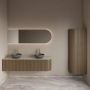 Gliss Design Badkamerspiegel Zelus | 100x60 cm | Links | Directe en indirecte LED verlichting | Sensor bediening | Met spiegelverwarming - Thumbnail 2