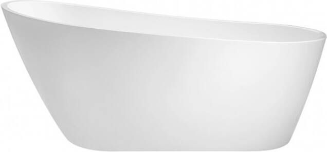 Gliss Design Vrijstaand bad Echo | 170x80 cm | Acryl | Ovaal | Wit mat