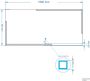 Gliss Design Badkamerspiegel Melite | 150x70 cm | Rechthoekig | Indirecte LED verlichting | Touch button | Met spiegelverwarming - Thumbnail 3