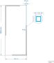 Gliss Design Badkamerspiegel Melite | 60x70 cm | Rechthoekig | Indirecte LED verlichting | Touch button | Met spiegelverwarming - Thumbnail 3