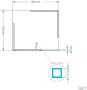 Gliss Design Badkamerspiegel Melite | 80x70 cm | Rechthoekig | Indirecte LED verlichting | Touch button | Met spiegelverwarming - Thumbnail 3