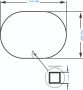 Gliss Design Orion spiegel met verwarming en verlichting 160x70 cm ovaal Horizontaal - Thumbnail 4
