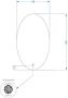 Gliss Design Badkamerspiegel Oval | 100x60 cm | Ovaal | Indirecte LED verlichting | Touch button | Met spiegelverwarming - Thumbnail 4