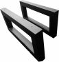 Gliss Design set plankdrager 42x20x4 cm mat zwart - Thumbnail 2