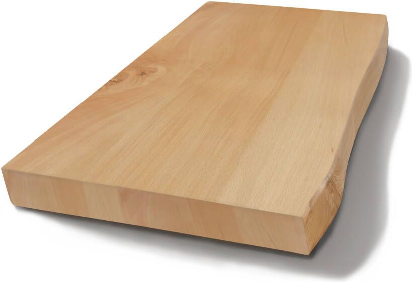 Gliss Design Wastafelblad massief hout zonder boomschors 60 cm Olie natuur - Foto 3