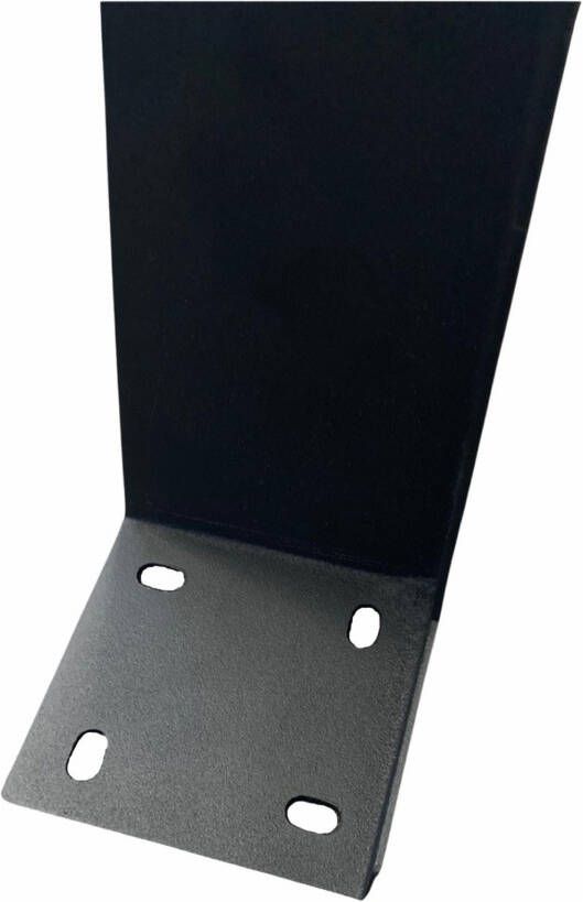 Gliss Design verborgen set plankdrager 4cm mat zwart