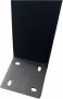 Gliss Design verborgen set plankdrager 4cm mat zwart - Thumbnail 2