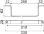 Haceka Handdoek houder Ixi | Wandmontage | 33.5 cm | Enkel houder | Zwart mat - Thumbnail 2