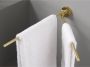 Haceka Draaibare handdoek houder Kosmos | Wandmontage | 5.3 cm | Dubbele houder | Goud geborsteld - Thumbnail 2