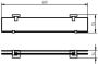 Haceka Planchet Kosmos | Wandmontage | 60 cm | Messing | Vierkant | RVS look - Thumbnail 3