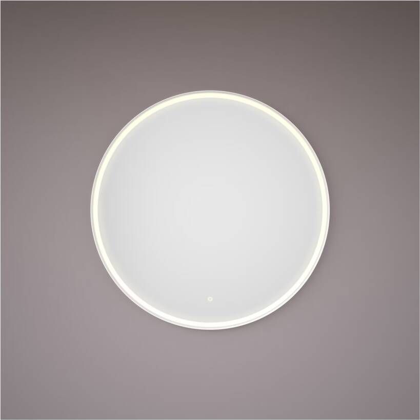 Hipp Design Badkamerspiegel SPV13000WH | 80 cm | Rond | Indirecte LED verlichting | Touch button | Met spiegelverwarming