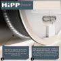 Hipp Design Badkamerspiegel SPV13500 | 80 cm | Rond | Indirecte LED verlichting | Touch button | Met spiegelverwarming - Thumbnail 4