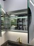 Hipp Design Spiegelkast SPK52000 | 100x70x14 cm | 2 Deuren | Directe LED verlichting | Aluminium | Met spiegelverwarming - Thumbnail 4