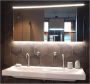 Hipp Design Badkamerspiegel SPV11000 | 100x70 cm | Directe en indirecte LED verlichting | Touch button | Met spiegelverwarming - Thumbnail 2