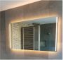 Hipp Design Badkamerspiegel SPV12000 | 100x70 cm | Directe en indirecte LED verlichting | Touch button | Met spiegelverwarming - Thumbnail 3