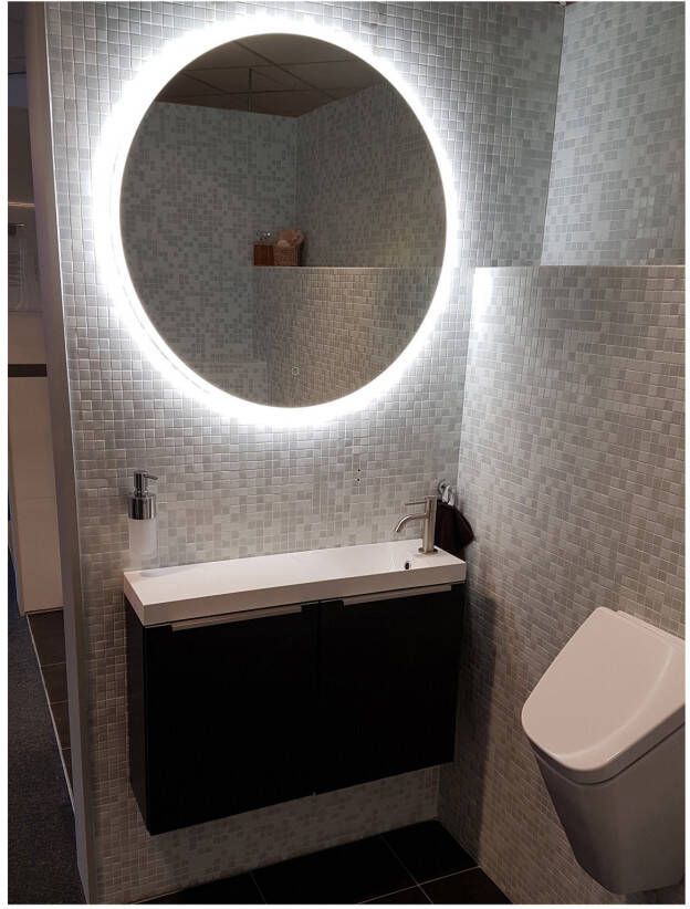 Hipp Design Badkamerspiegel SPV13000 | 100 cm | Indirecte LED verlichting | Touch button | Met spiegelverwarming