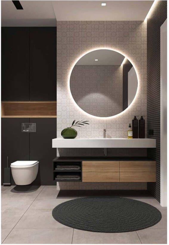 Hipp Design Badkamerspiegel SPV13500 | 100 cm | Indirecte LED verlichting | Touch button | Met spiegelverwarming