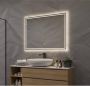 Hipp Design Badkamerspiegel SPV9000 | 60x70 cm | Directe LED verlichting | Touch button | Met spiegelverwarming - Thumbnail 2