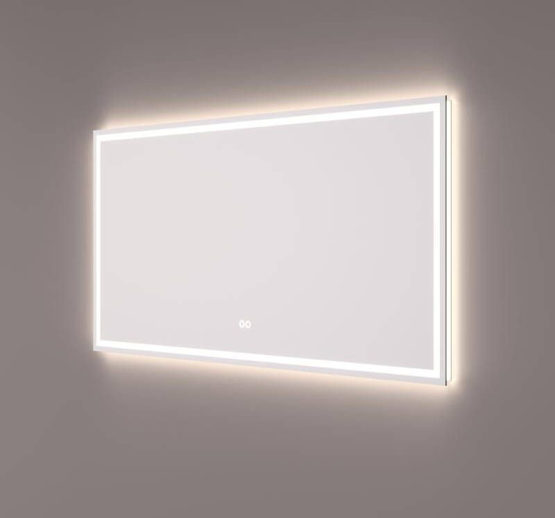 Hipp Design Badkamerspiegel SPV9000 | 60x70 cm | Directe LED verlichting | Touch button | Met spiegelverwarming