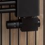 HSK compacte thermostaat midden aantsluiting zwart - Thumbnail 2