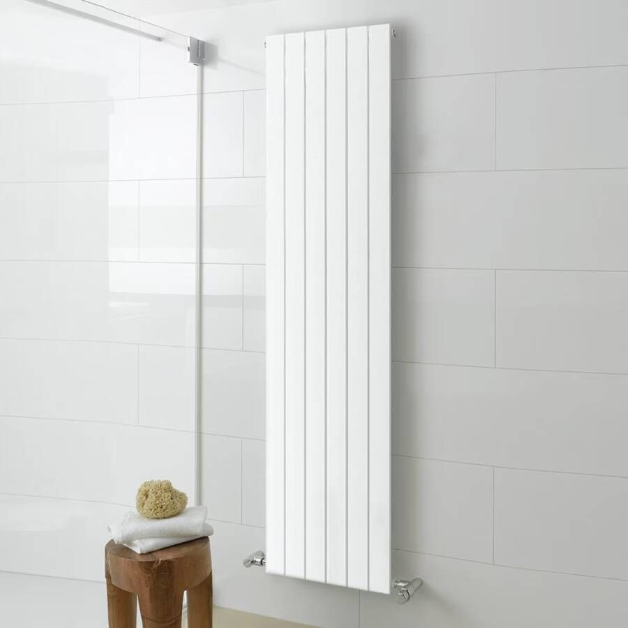 HSK Design Radiator Alto | 46.4x200 cm | CV radiator | Zij- en Midden aansluiting | 1020 watt | Wit