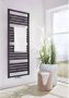 HSK Design Radiator Image | 60x120 cm | CV radiator | Midden aansluiting | 655 watt | Grafiet-zwart - Thumbnail 2