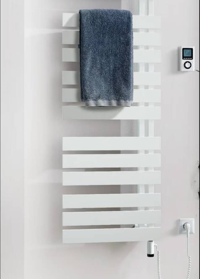 HSK Design radiator ruimteverdeler Yenga | 60x182.4 cm | CV en of electrische werking | Wit